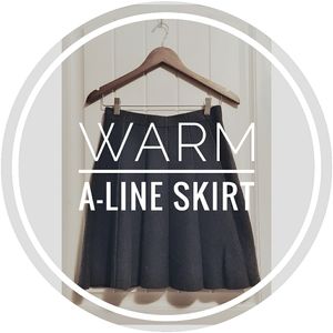 Adrienne Vitadini | A-Line sweater skirt